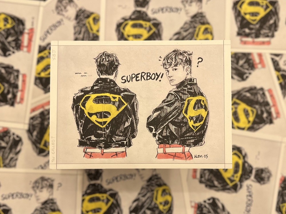 You Called? - Superboy Art Print