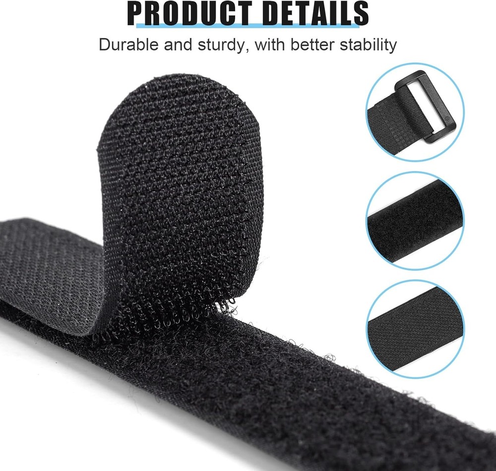 Bike Wheel Straps 4Pc Adjustable Rack Stabilizer