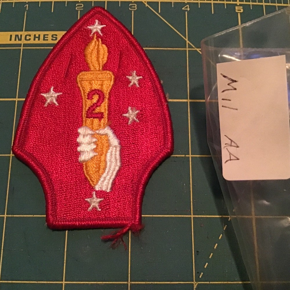US Marines 2nd Marines Division WWII Shoulder Patch