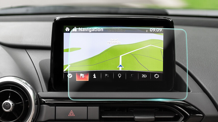 Crystal Clear Screen Protector for 2018 Mazda MX-5 Miata Vehicle Navigation