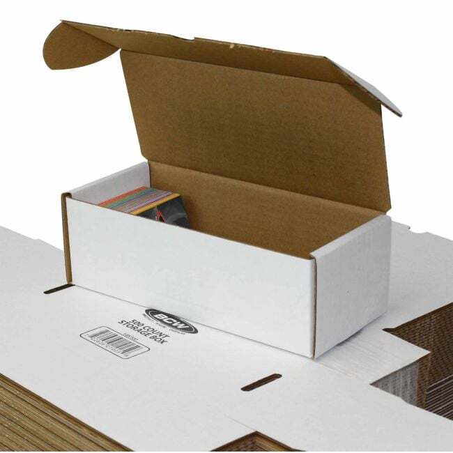 2 BCW 500 Count Card Storage Boxes
