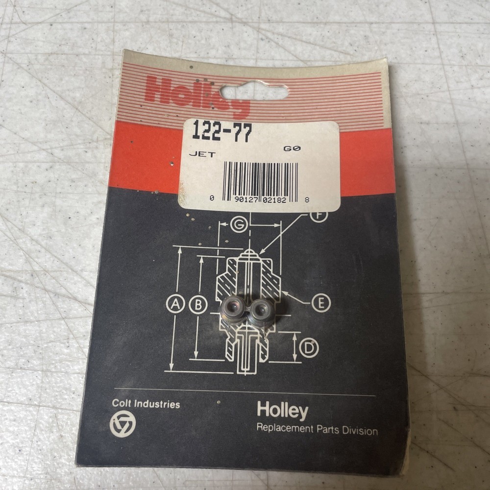 Holley Performance 122-77/230077 Jet Kit NIP