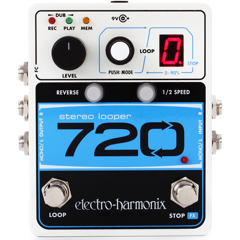 Electro-Harmonix 720 STEREO LOOPER Guitar Effects Pedal