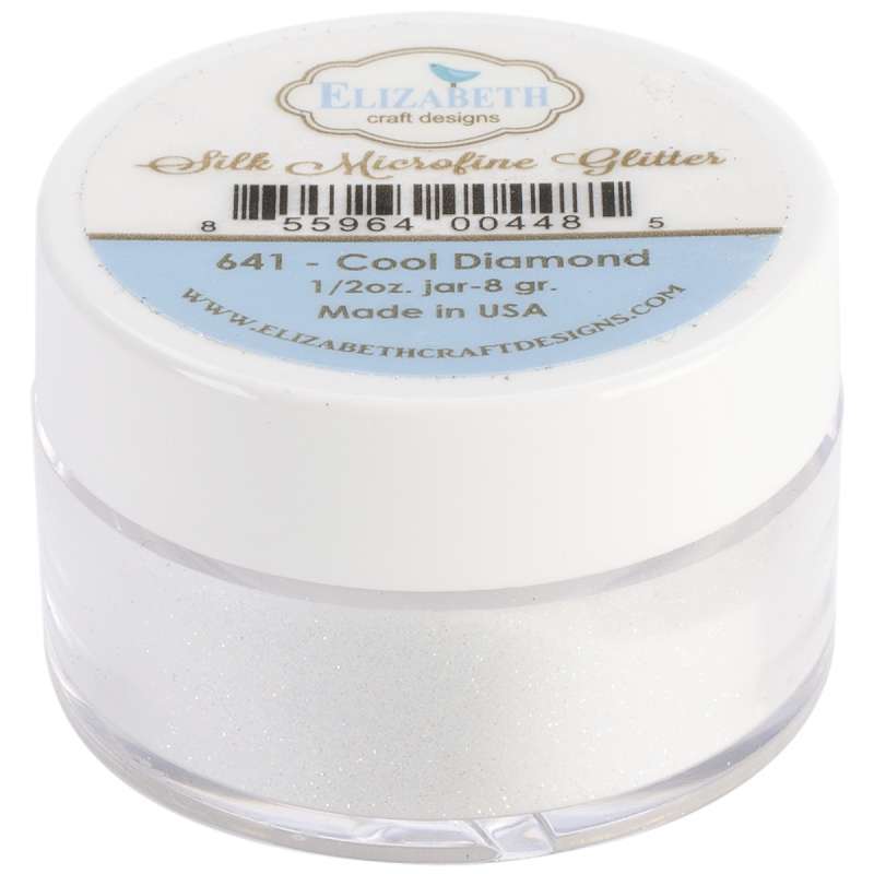 Elizabeth Craft Designs Silk Microfine Glitter .5oz Cool Diamond