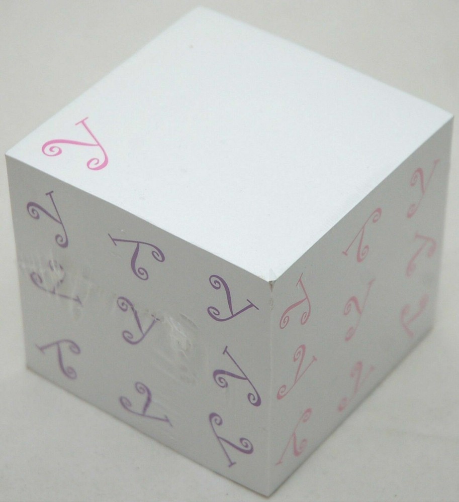 2400 Post-It SHEETS Notepad The Letter Y White Sticky Notes 3" Square Office NEW