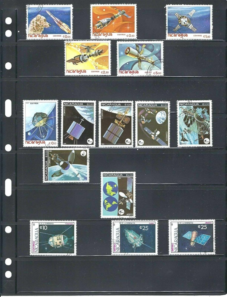SATELLITE,- SPACE COMMUNICATIONS,-NICARAGUA { 15} 1981- /82