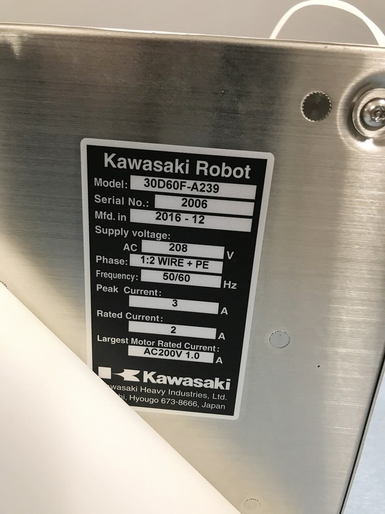 KAWASAKI 30D60F-A239 Robot Controller