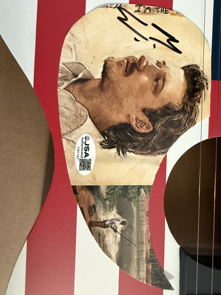 Morgan Wallen Custom Signed Guitar