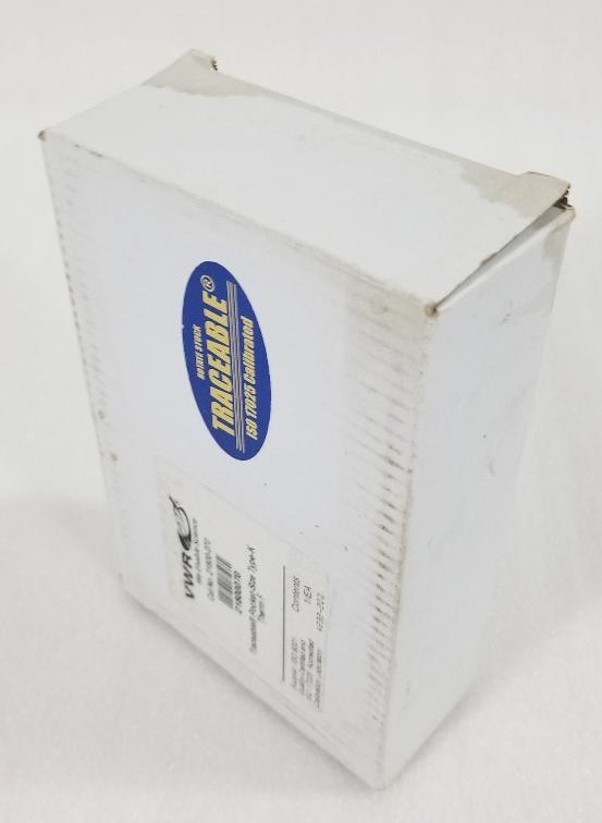 VWR Traceable Type-K Thermometer °F Pocket Size w/ Probe, Case, Cert