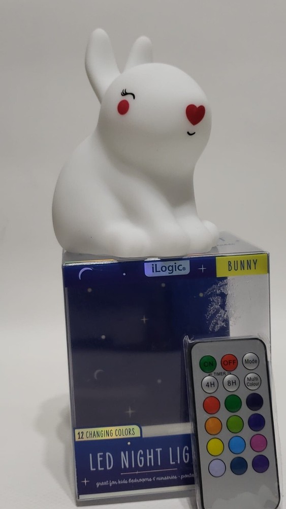 Ilogic 'Bunny' Led Night Light, 3 Light Modes, 12 Changing Colors