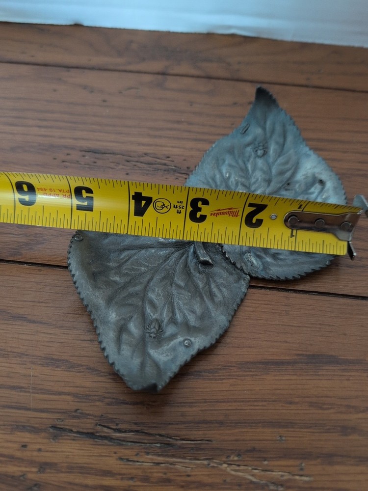 Hartford Silver Plated Quadruple Plate Trinket Dish Leaf Pattern