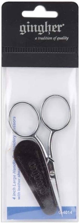 Gingher 4" Embroidery Scissors with Large Handle G-4014