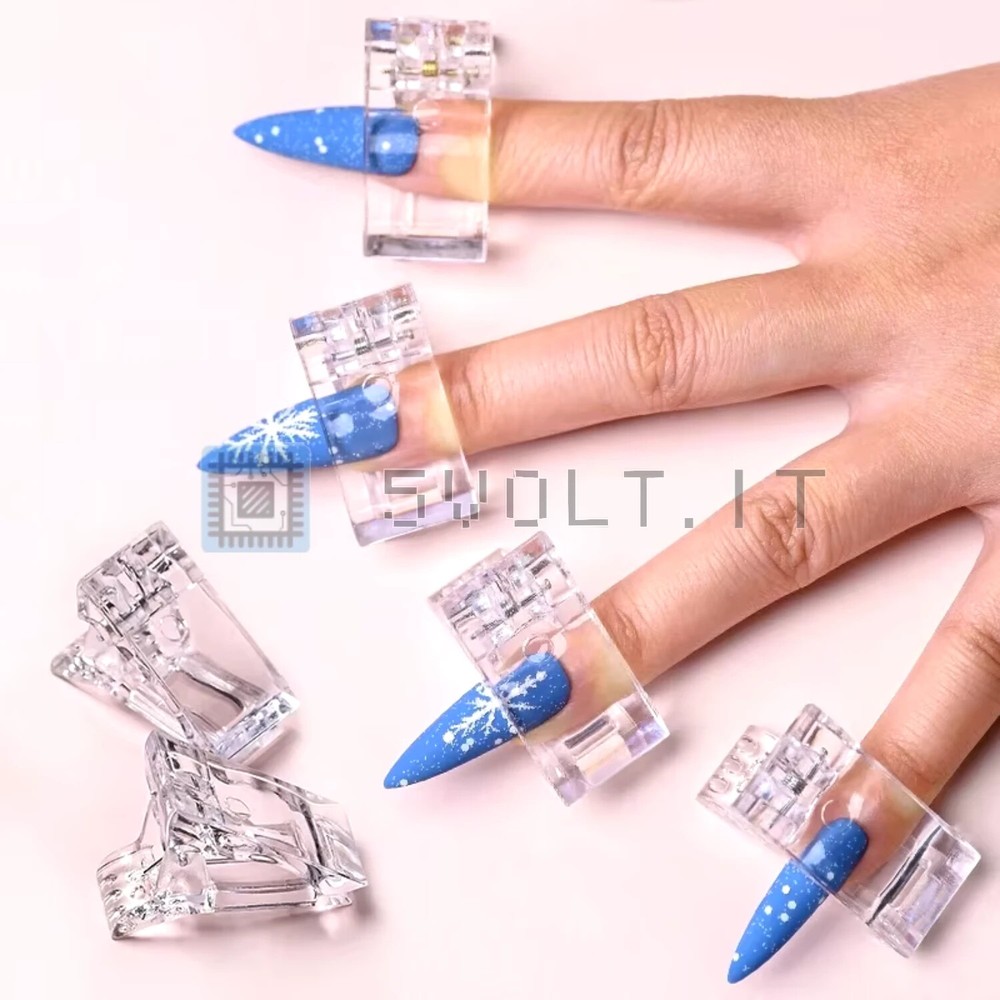 Transparent Nail Clip Quick Extension UV Clamp