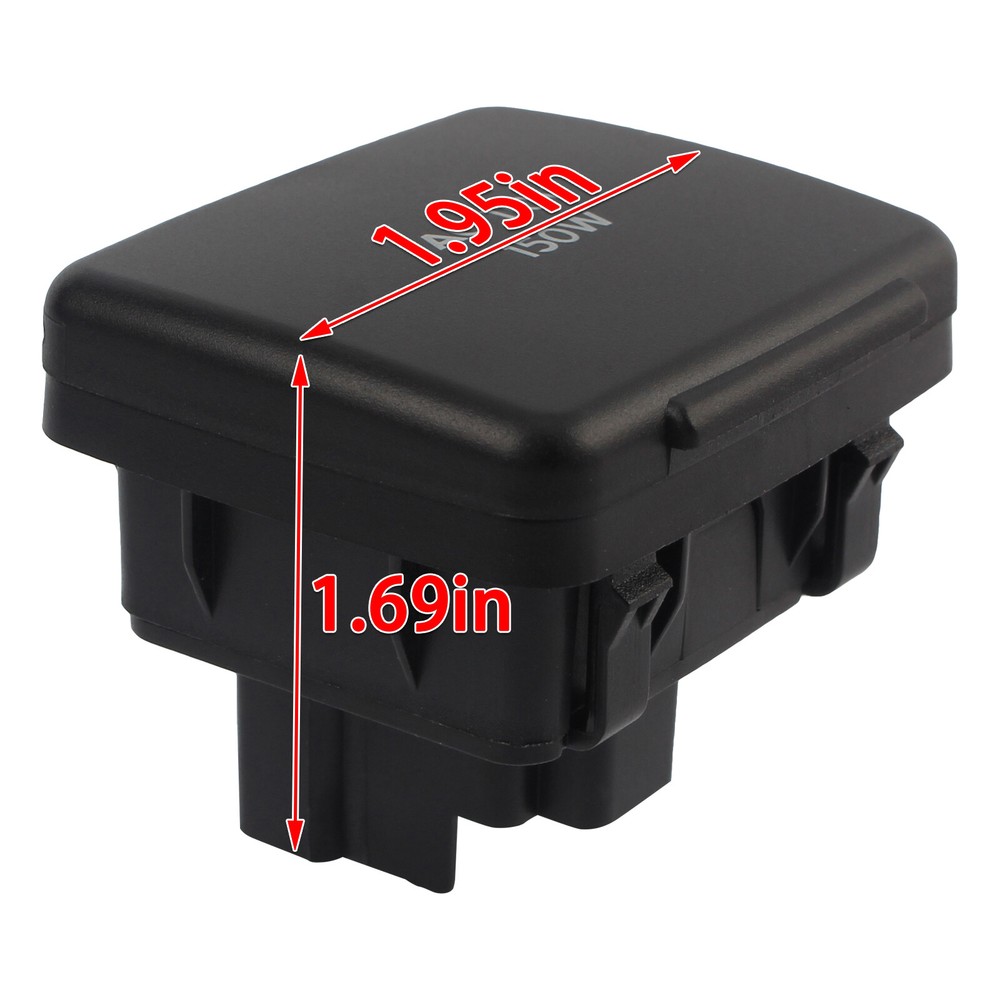 For Ford Expedition Explorer Center Console Power Outlet Socket Plug 2011-2015