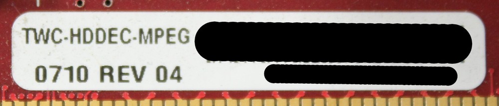 THUNDERSTORM TWC-HDDEC-MPEG-PCB 0710 REV 04