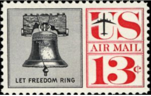 US #C062 MNH 1961 Liberty Bell Airmail