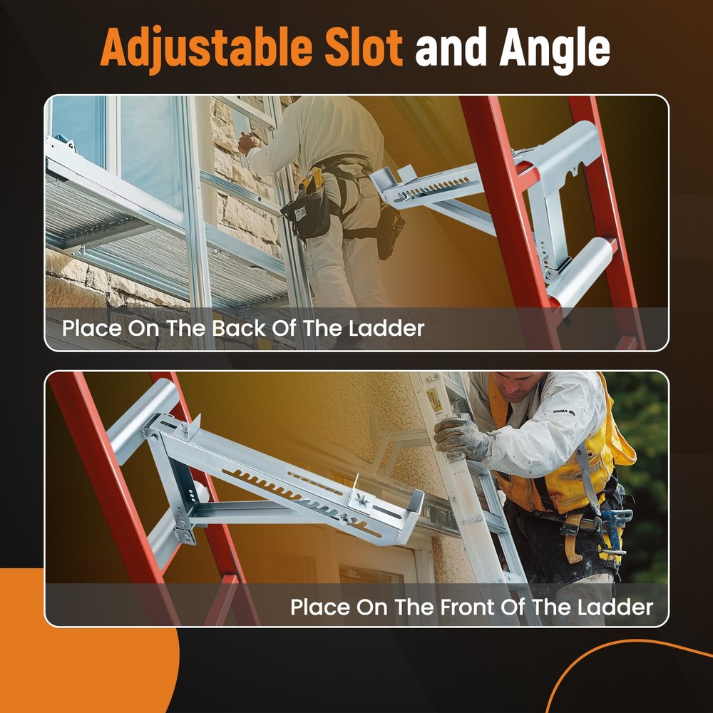 Two-Rung Scaffold Extension Short Body Extension Stable Adjustable Security