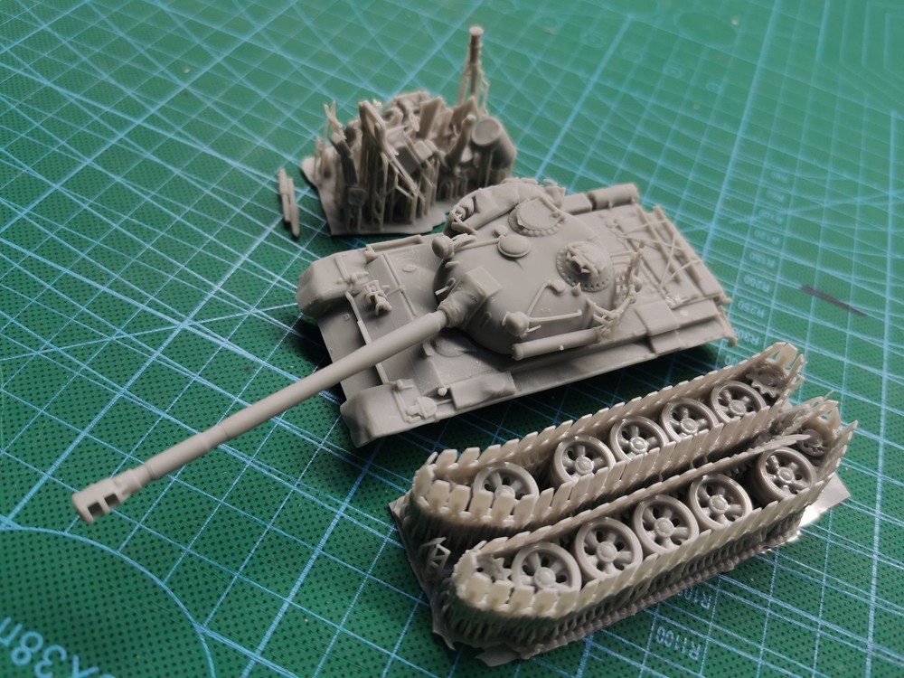 3D Printed 1/72 China's 121 Medium tank Unpainted