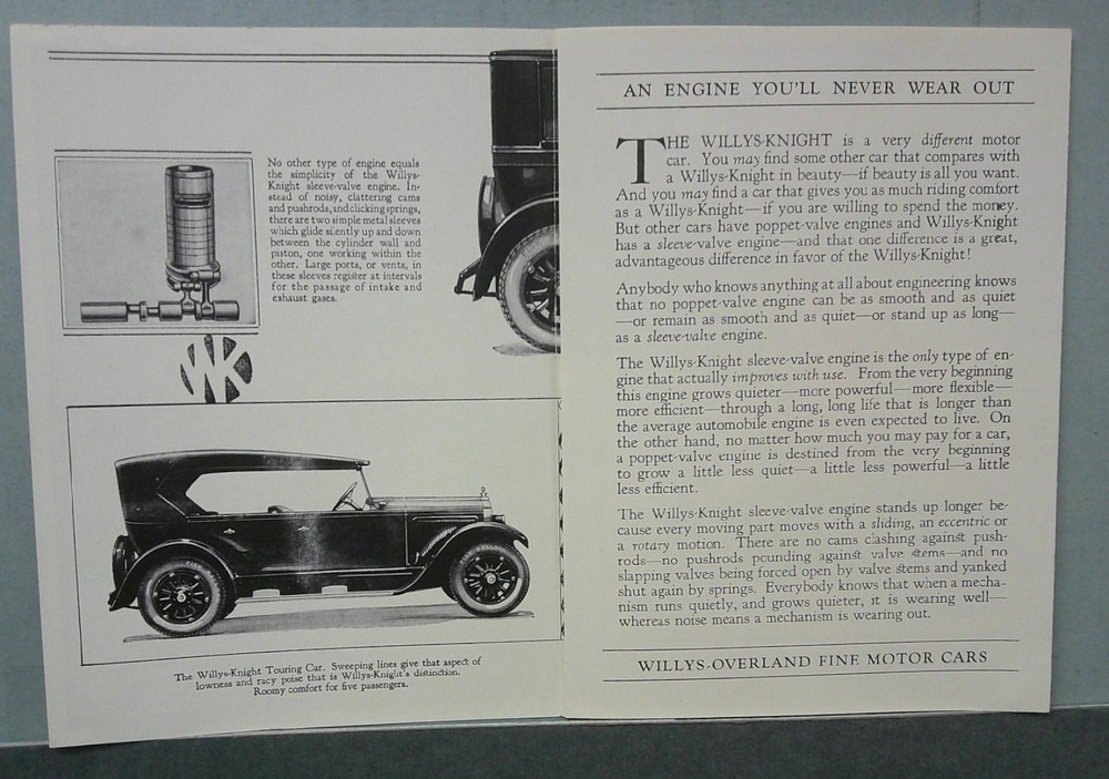 1925 Willys-Knight Sales Folder (Reprint)