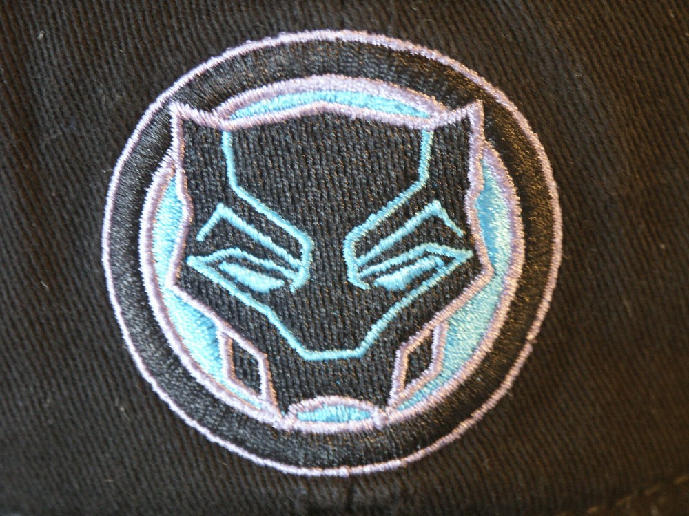 Black Panther Wakanda Forever Hat Marvel Studios Strap Back Cap in Black