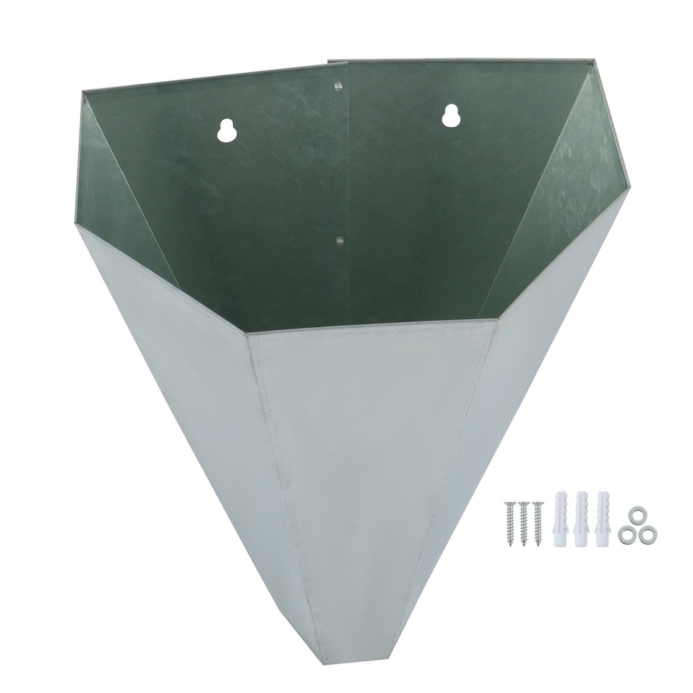 Medium Size Chicken Cone Galvanized Steel Poultry Restraining Cone 8 lbs