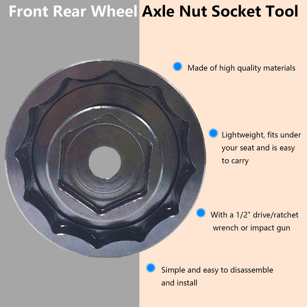 Front Rear Wheel Axle Nut Socket Tool for Ducati Multistrada Monster Super Sport