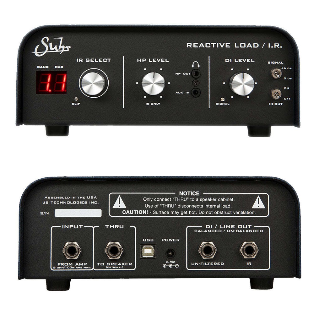 Suhr Reactive Load I.R. Impulse Response IR Loaded