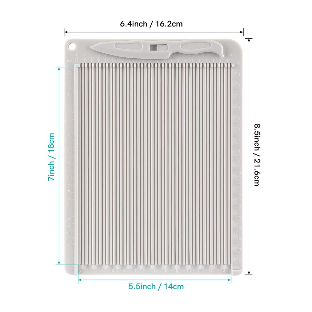 6.4"x 8.5" Mini Score Board Multi-Purpose Scoring Board Envelope Maker with B...