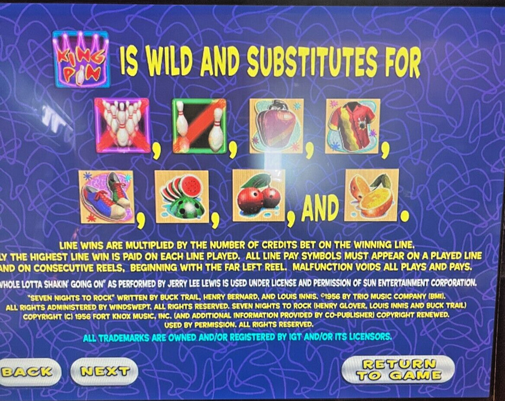 IGT I-game Kingpin Software