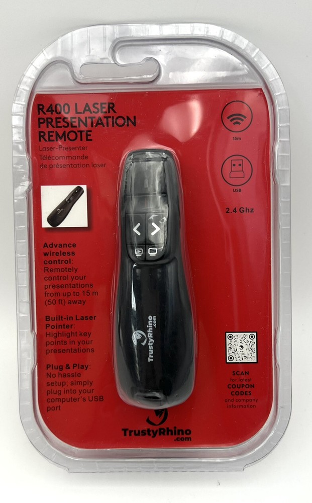 R400 Laser Presentation Remote