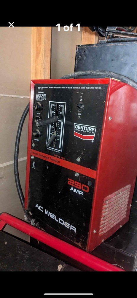 Century AC Welder extra Long Leads