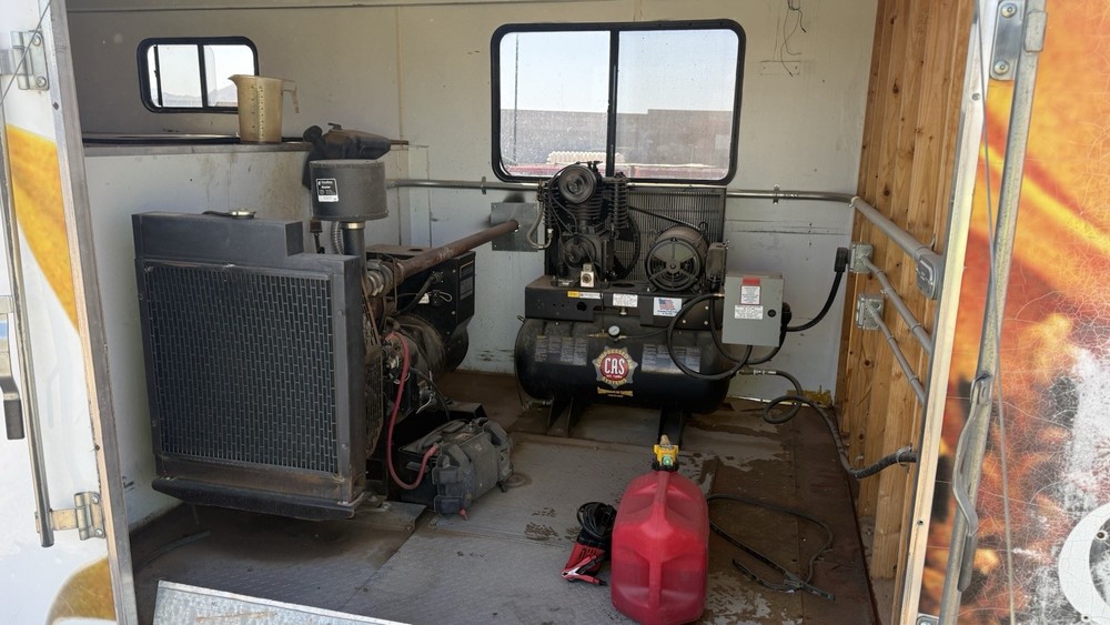 Graco E20 , John Deere 85kw , Compressor . Fully Srvcd . 25 - Drums BASF #2