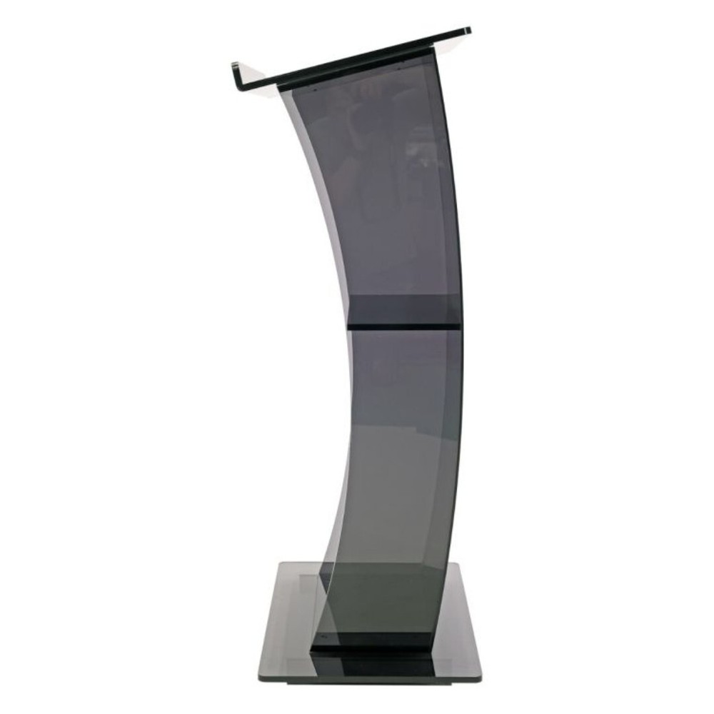 Kingdom KLPRTG Eclipse Acrylic Lectern - Sleek & Functional (Smoke Gray)