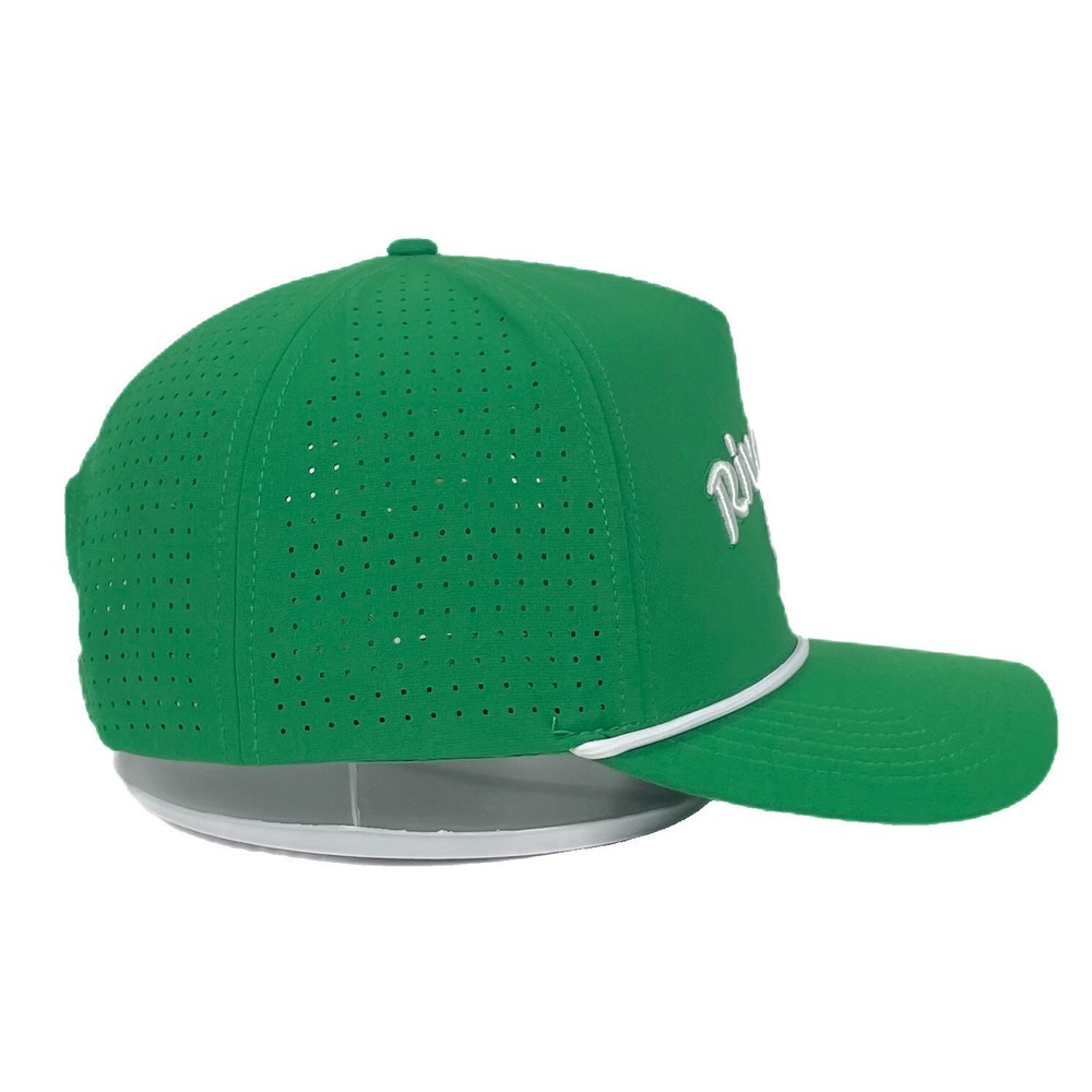 "Riverview G.C." - Funny Golf Hat -Caddy Green - Adjustable