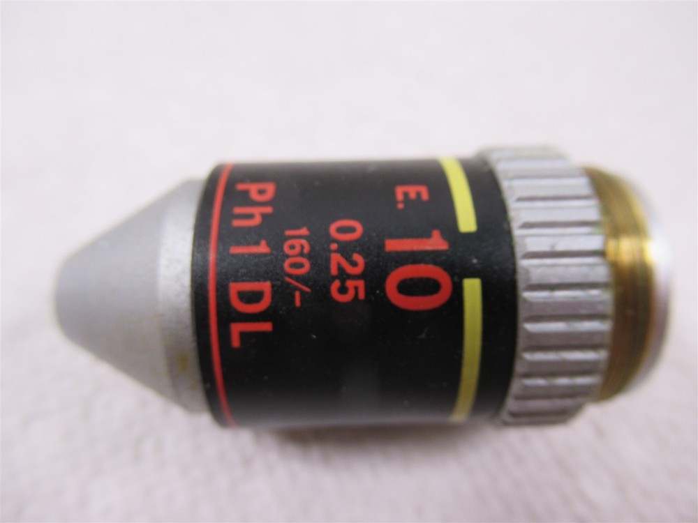 Nikon E. 10x Ph1 DL Microscope Phase Contrast Objective Lens Nikon TMS