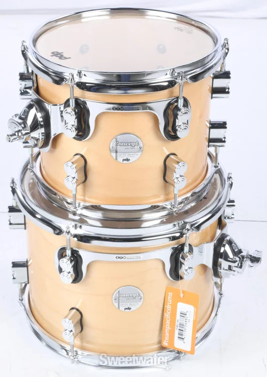 PDP Concept Maple 5=4-piece Shell Pack - Natural Lacquer