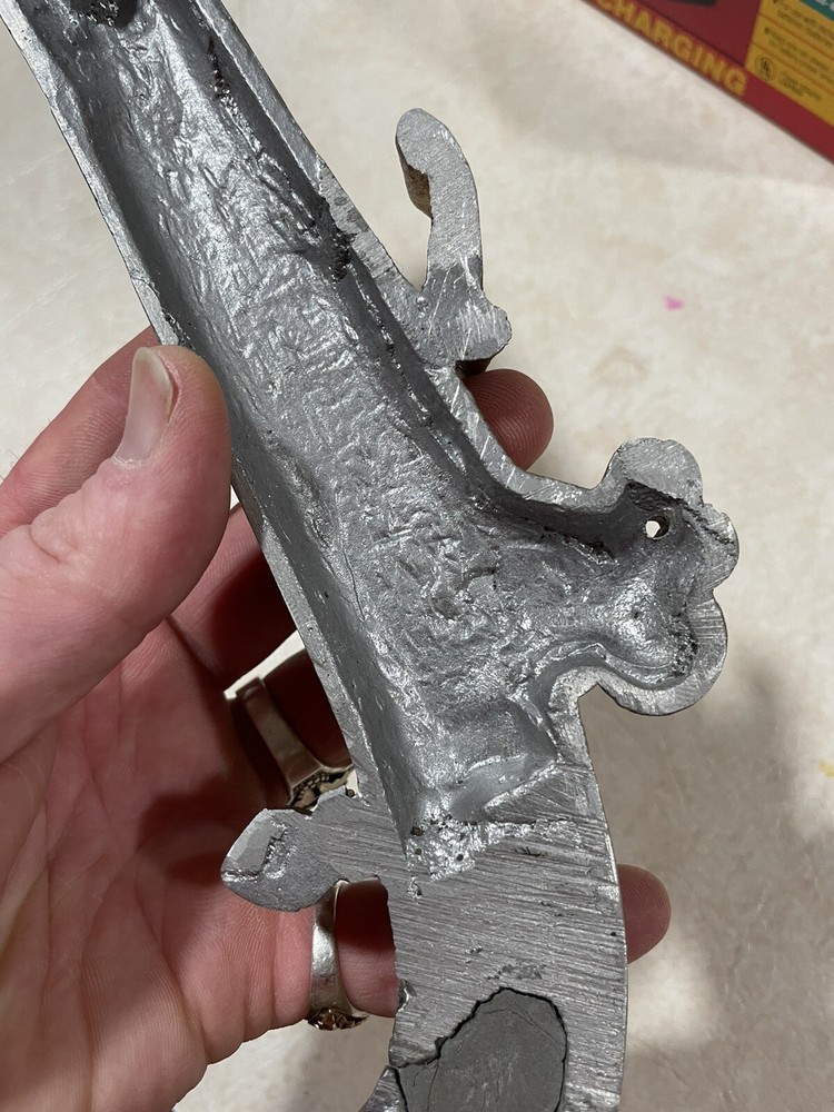 handmade wall hanging gun