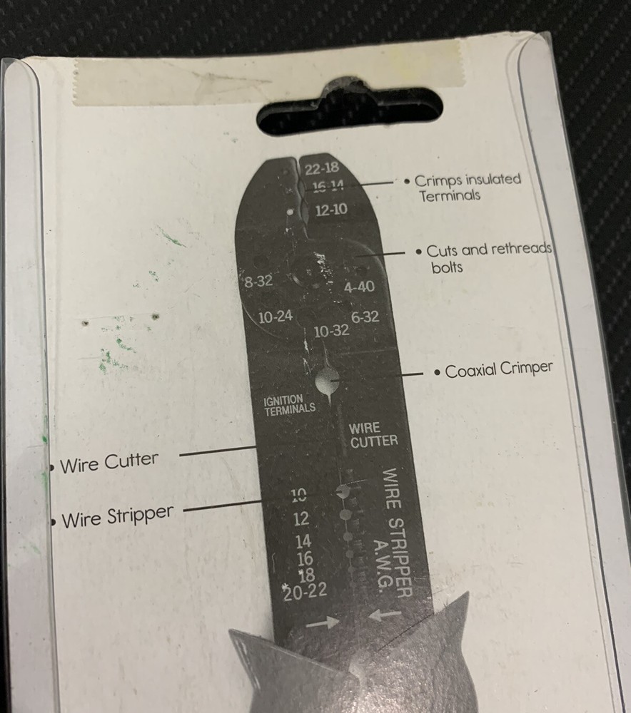 Voltage Pro Stripper / Crimper With Terminals 25 Pieces Set - NEW! FAST!