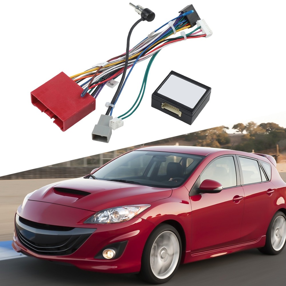 For Mazda Radio Power Line With Canbus Box For Android System Compatibility