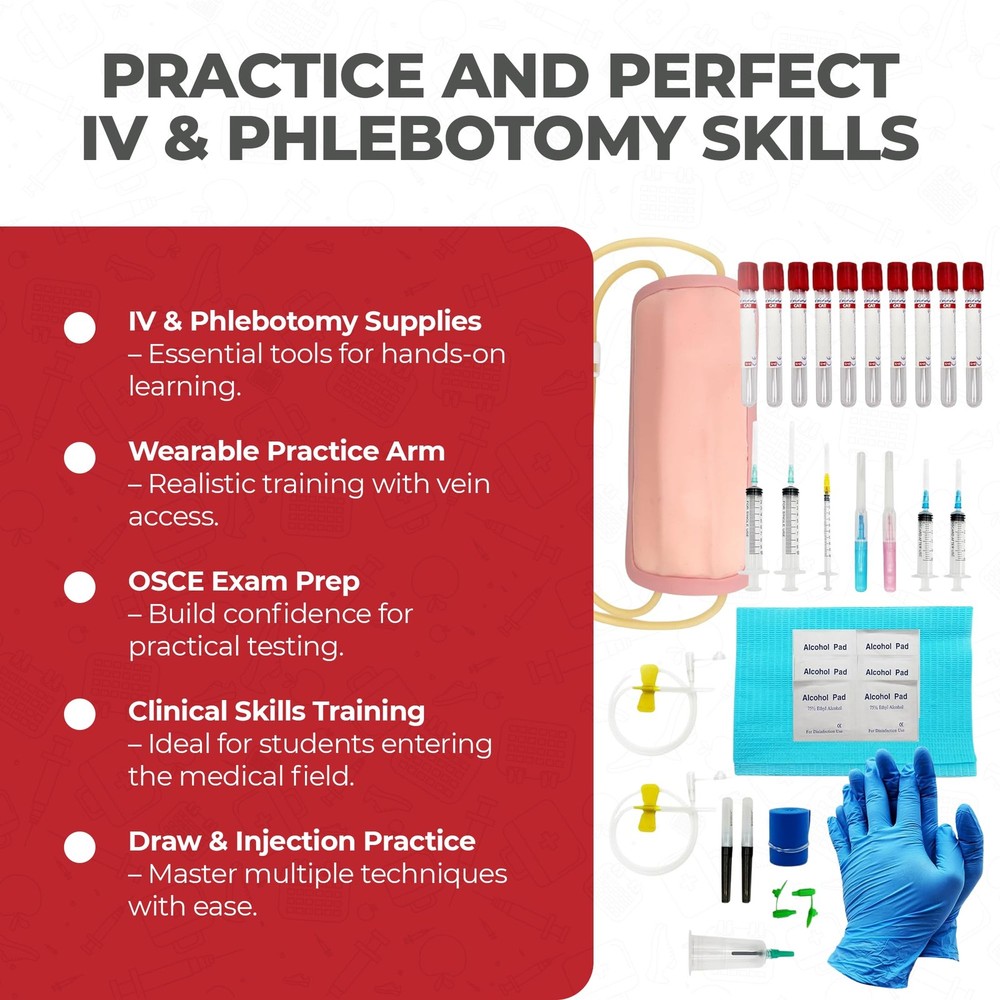 Phlebotomy Practice Kit IV Training Set