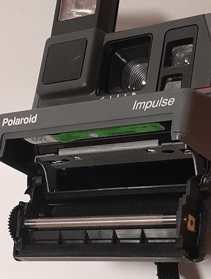 Polaroid Impulse Instant Camera Grey 600 With Strap-Untested