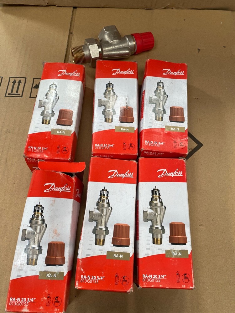 7x Pc DANFOSS Inférieure Ra-N Axialf-3/4 " Avec Préréglage, 013G0155