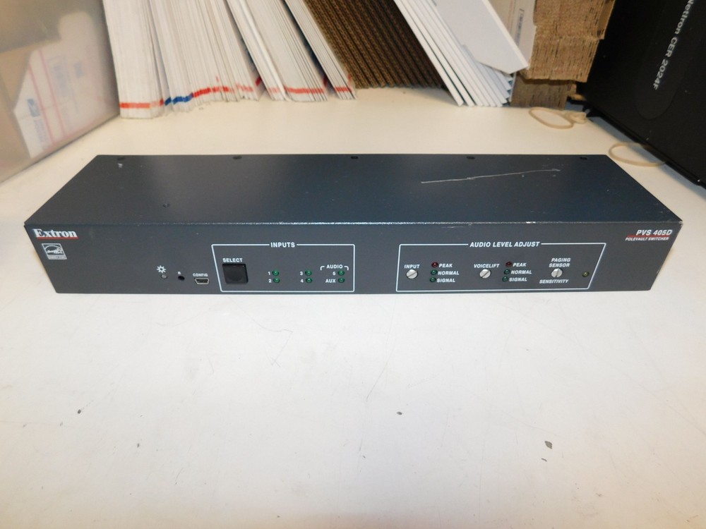 EXTRON PVS 405D POLEVAULT SWITCHER HIGH PERFORMANCE AV SWITCHING SYSTEM