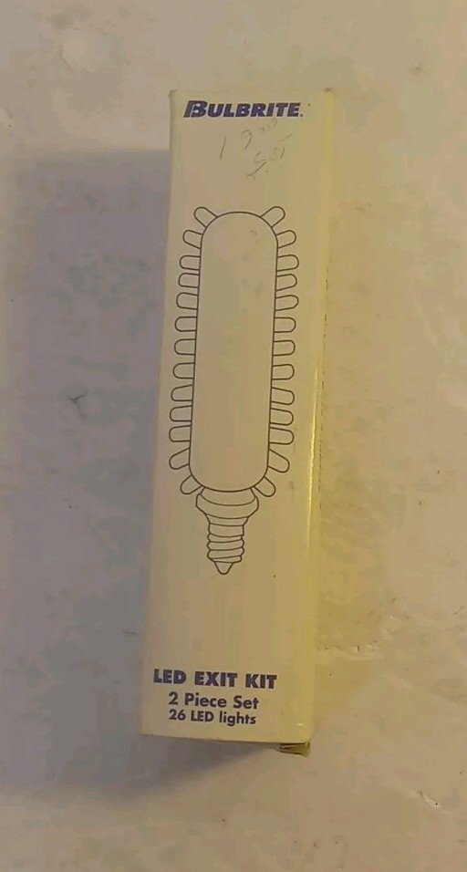 Bulbrite LED Exit Light Kit 2 Sets, 2 Pieces (26 Light LED Unit) 120V NEW!!