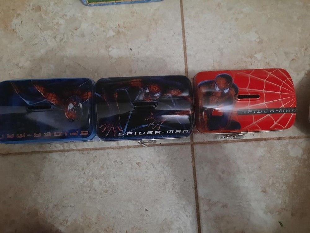 Spiderman Tin with Lock-Price Reduced!!!