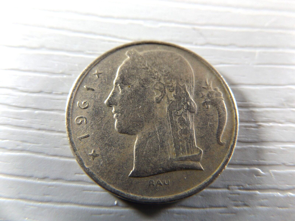 Belgium 1961 5 Francs