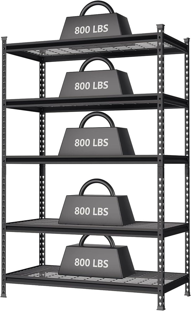 WORKPRO Metal Storage Shelving Unit Heavy Duty Storage Rack Multi-Size