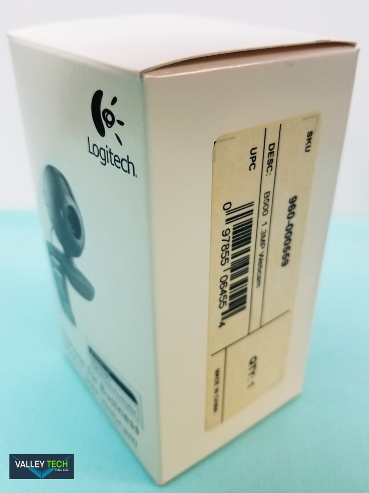 Logitech B500 1.3MP Webcam - Grey NEW