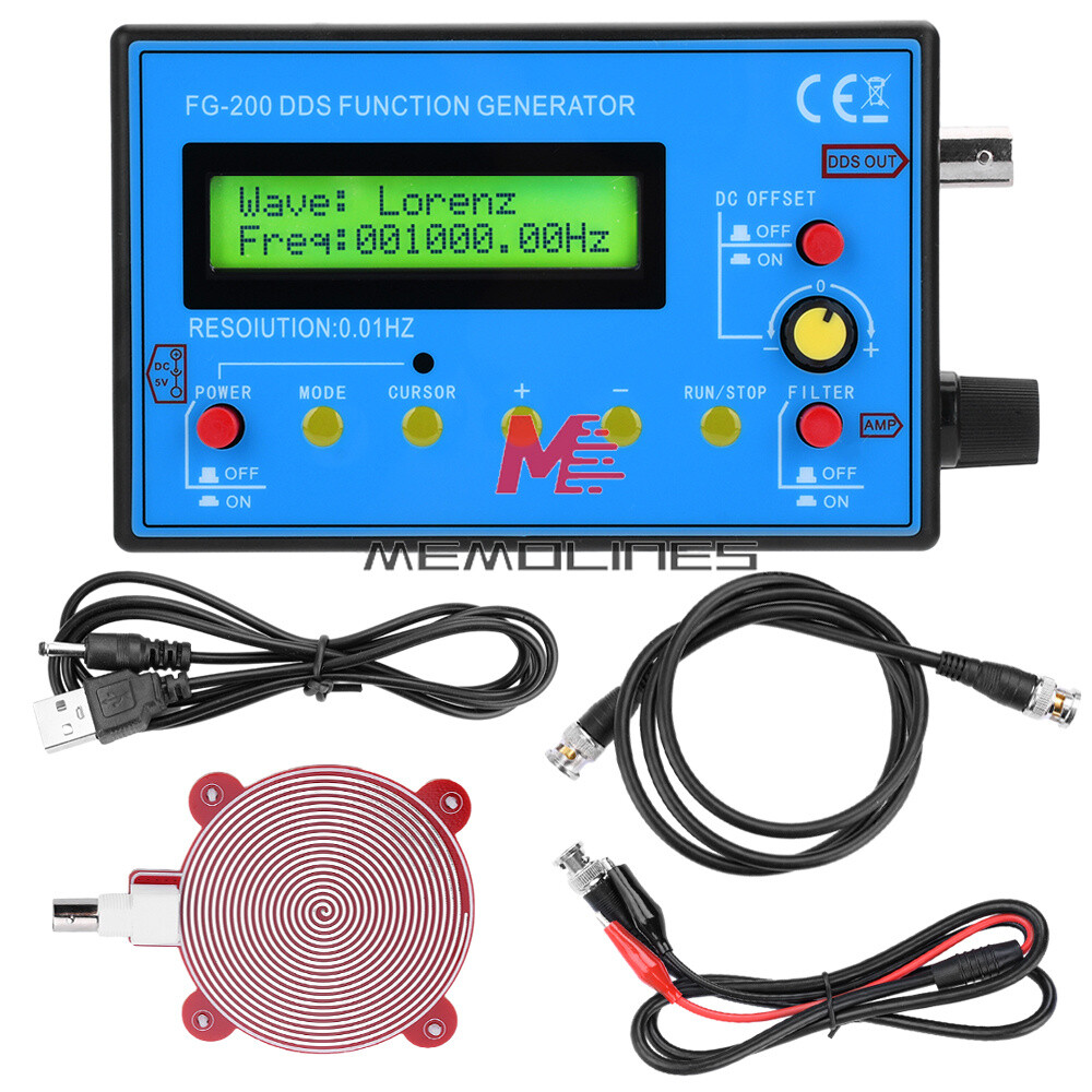 FG-200 0.01Hz-500KHz DDS Function Signal Generator Frequency Counter Module Kit