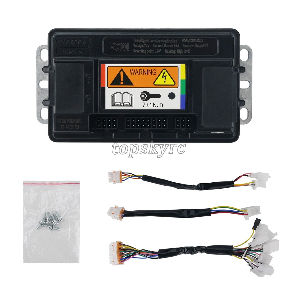 VOTOL EM50-4 (EM-50-4) 72V 80A 72300 EV Motor Controller Programmable Controller